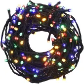 vidaXL LED-ljusslinga, 150 dioder, färgglad, 15 m, PVC