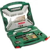 Bosch 2607019330 X-Line 100 delar Borr- & bitssats Metall, Sten, Betong, Trä, Murverk, Plexiglas