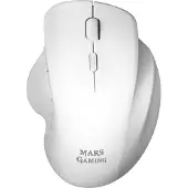 Mars Gaming MMWERGOW - Trådlös ergonomisk mus för PS4/PS5/XBOX/PC/Mac - Vit