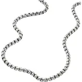 Fossil Halsband silver