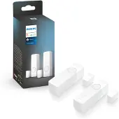 Philips Hue Secure Contact sensor - Dörr- och fönstersensor - trådlös - ZigBee - vit (paket om 2)