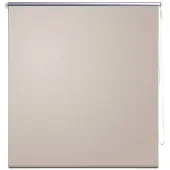 vidaXL Rullgardin mörkläggning 104,4x175 cm Tygbredd 100 cm beige