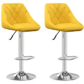 vidaXL Set av 2 Barstolar, Pubstol, Bistrostol, Möbler för Matrum Kök Vardagsrum Hem Inomhus, 335312