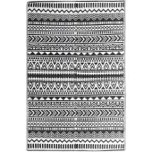 vidaXL Utomhusmatta ARAKIL svart 160x230 cm PP