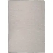 vidaXL Utomhusmatta plattvävd 140x200 cm ljusgrå