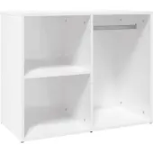vidaXL Skåp högglansvitt 80x40x65 cm