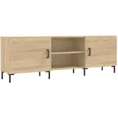 vidaXL Tv-bänk sonoma ek 150x30x50 cm konstruerat trä