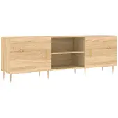 vidaXL Tv-bänk sonoma ek 150x30x50 cm konstruerat trä