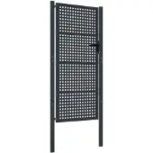 Super Merchant Vidaxl Trädgårdsgrind, Antracitfärgad, 105X250 Cm, Stål
