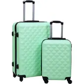 vidaXL Hardside Bagage Set 2 st Mint ABS 92430
