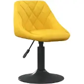 vidaXL Barstol Snurrande Bistro Stols, Puber Stols, Bistråstol Gul 335323