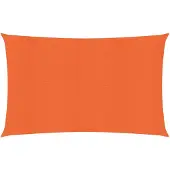 vidaXL Solsegel 160 g/m² orange 2x4 m HDPE