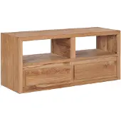 vidaXL TV-bänk 90x30x40 cm massiv teak