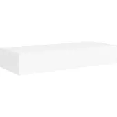 vidaXL Hyllplan låda vit | 60x23,5x10 cm | vägghängd | MDF