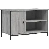 vidaXL Tv-bänk grå sonoma 80x40x50 cm konstruerat trä