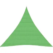 vidaXL Solsegel 160 g/m² ljusgrön 4x4x4 m HDPE