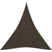 vidaXL Shade Sail 160 g-m² Brun 4x5x5 m HDPE