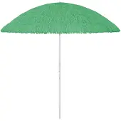 vidaXL Strandparasoll Hawaii grön 300 cm
