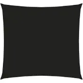 vidaXL Parasoll Segel Oxford Tyg Fyrkantig 6x6 m Svart