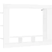 vidaXL Tv-skåp vit 152x22x113 cm konstruerat trä