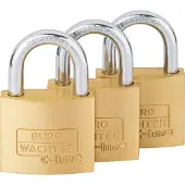Burg wachter 29941 Hänglås 40.00 mm Lika låsning Mässing Nyckel