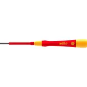 Wiha Elektriker, VDE, Elektronik och finmekanik Spårskruvmejsel Klingbredd: 3 mm Klinglängd: 60 mm