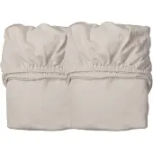 Leander Dra-På-Lakan - 60x140 - 2-pack - Cappuccino - - One Size - Lakan