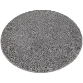Rugsx Matta SOFFI cirkel shaggy 5cm grå cirkel 80 cm