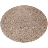 Rugsx Matta SOFFI cirkel shaggy 5cm beige cirkel 100 cm