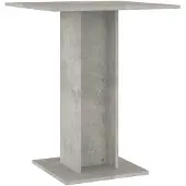 vidaXL Bistrobord betongrå 60x60x75 cm spånskiva