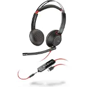 Plantronics Poly Blackwire C5220 - Headset - på örat - kabelansluten