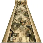 Rugsx Löpare BCF IMPRESJA olive 100 cm 100x280 cm