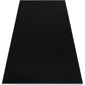 Rugsx Matta anti-halk RUMBA tuggummi enfärgad svart 120x300 cm