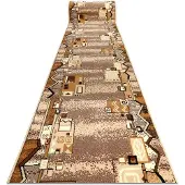 Rugsx Löpare BCF SZLACZEK beige 150 cm 150x470 cm
