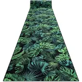 Rugsx Löpare anti-halk MONSTERA Löv gummi grön 67 cm 67x120 cm