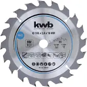Kwb 584357 Hårdmetall cirkelsågklinga 160 x 16 mm 1 st