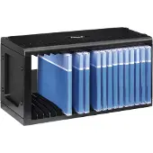 Hama CD Rack 20 - Mediaförvaring - plast - svart - 20 x CD