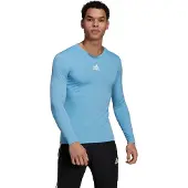Adidas Funktionstopp 'Team Base' ljusblå / vit