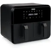 Princess 01.182068.01.001 Dubbel fritös 8 l 2400 W med display Svart