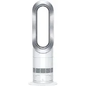 Dyson Hot+Cool Jet Focus AM09 - Bladlös värmefläkt - bord, golvstående - vitt/silver