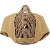 ASG Metal Mesh Mask with Cheek Pads and Ear Protection (Färg: Tan)