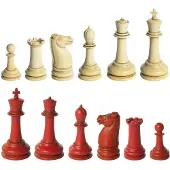 Authentic Models Classic Staunton schackpjäser