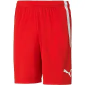 Puma Shorts teamLIGA - Röd/Vit, storlek Small