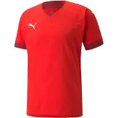 Puma Tränings T-Shirt teamFINAL - Röd, storlek Medium
