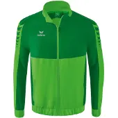 Erima Sportjacka 'Six Wings' silvergrå / grön