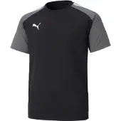 Puma Tränings T-Shirt teamPACER - Svart/Grå/Vit Barn, storlek 128 cm