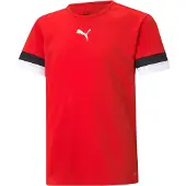Puma Funktionstopp 'TeamRise' röd / svart / vit