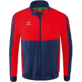 Erima Sportjacka marinblå / ljusröd