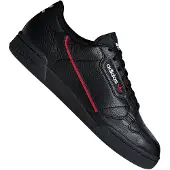 Adidas Originals Låg sneaker 'Continental 80' röd / svart / vit