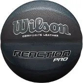 Wilson Reaction Pro Shadow, Svart, Läder, Inomhus & utomhus, Monokromatiskt, NCAA, Komposit